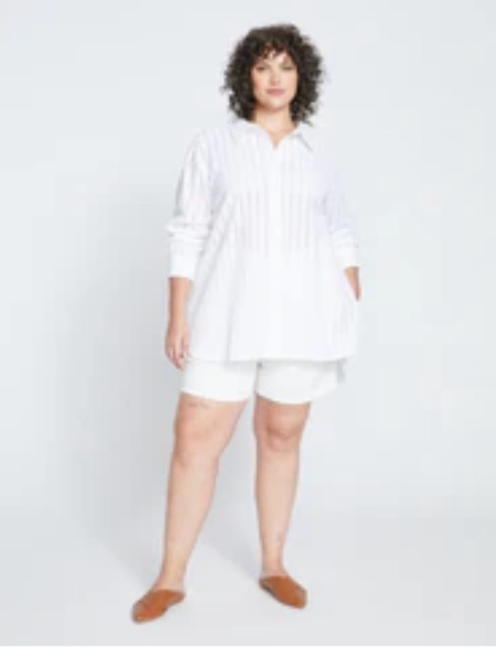 Universal Standard The Artist Broderie Anglaise Shirt